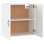 vidaXL Armoire murale Blanc 60x31x60 cm Bois d'ingénierie