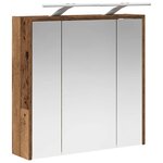 vidaXL Armoire Miroir de Salle de Bain Bois ancien 63 5 x 16 x 62 5 cm