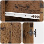 vidaXL Buffet Bois ancien 66 x 34 5 x 90 cm Bois d'ingénierie