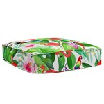 vidaXL Coussin pour assise de palette Multicolore 60 x 60 x 12 cm