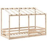 vidaXL Lit pour enfants avec toit 100x200 cm bois de pin massif