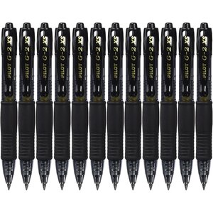 Mini Stylo roller Encre gel G2 XS7 PIXIE Tracé 0 4 mm (Bille 0 7mm) Noir x 12 PILOT