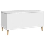 vidaXL Table basse Blanc 90x44 5x45 cm Bois d'ingénierie