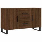 vidaXL Buffet chêne marron 100x36x60 cm bois d'ingénierie
