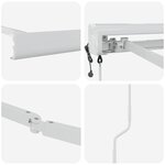Auvent Blanc 3 5 x 2 5 m Métal