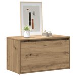 vidaXL Banc d'entrée 80x40x45 cm chêne artisanal bois d'ingénierie