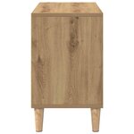 vidaXL Meuble TV Marron 69.5 x 30 x 50 cm Bois d'ingénierie