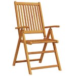 vidaXL Ensemble de Salle à Manger de Jardin 7 Pièces en Bois Massif d'Acacia