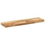vidaXL Étagères flottantes 3 Pièces 80x20x4 cm acacia massif à l'huile