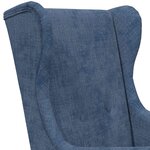 vidaXL Fauteuil Bleu ARES