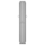 vidaXL Auvent latéral rétractable de patio 140x1200 cm Noir