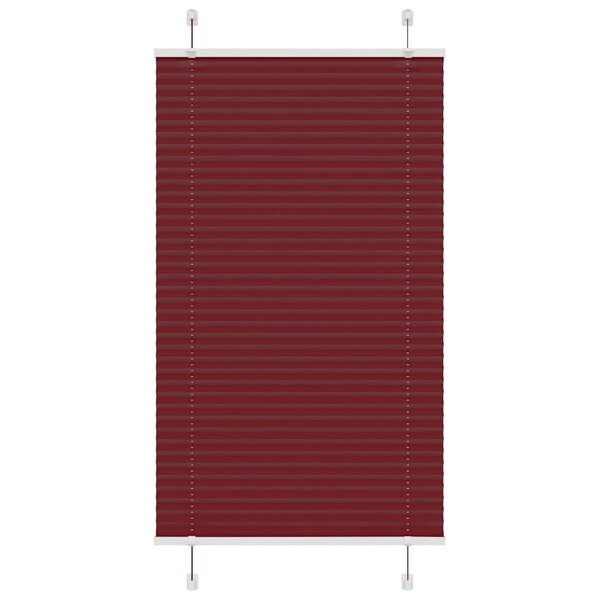 vidaXL Store plissé rouge bordeaux 75x100 cm largeur du tissu 74 4 cm