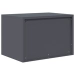 vidaXL Armoire de rangement Anthracite 60 x 40 x 40 cm Acier