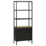 vidaXL Haut Armoire Marron 70 x 35 x 180 cm Bois de manguier massif