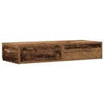vidaXL Tiroirs de lit avec tiroir Bois ancien 100 x 36 5 x 16 5 cm
