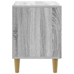 vidaXL Cabinet de chevet avec tiroir Sonoma gris 62 x 34 5 x 48 cm