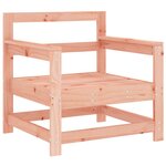 vidaXL Chaises de jardin avec coussins lot de 2 bois massif douglas