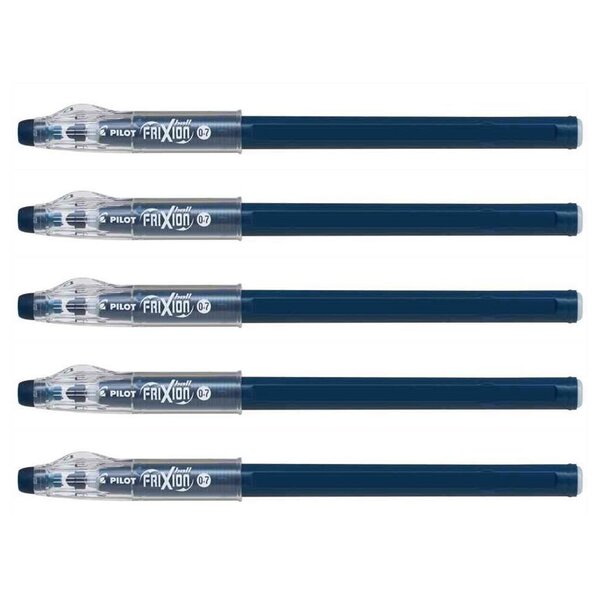 Stylo Roller FRIXION ball Stick Pointe 07 Bleu nuit x 5 PILOT