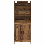 vidaXL Haut Armoire Bois ancien 69 5 x 34 x 180 cm Bois d'ingénierie