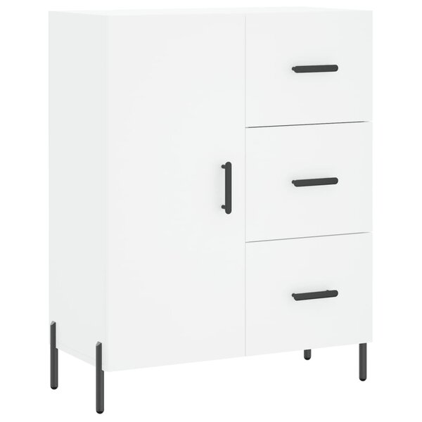 vidaXL Buffet blanc 69 5x34x90 cm bois d'ingénierie