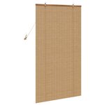 vidaXL Stores et Occultants Marron Clair 90 x 160 cm Bambou