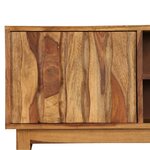 vidaXL Meuble TV Bois massif de Sesham 118 x 30 x 40 cm
