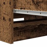 vidaXL Buffet vieux bois 37 5x35x99 cm bois d'ingénierie