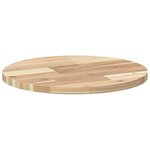 vidaXL Dessus de table rond Ø40x2 cm bois massif d'acacia