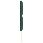 vidaXL Tête de lit LED Design Blocs de Diamant Vert Foncé 80 cm Velours