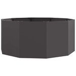 vidaXL Jardinière Noir 120 x 120 x 50 cm Acier