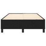 vidaXL Cadre de lit noir 120x200 cm tissu