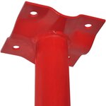 Vidaxl support acrow 280 cm rouge