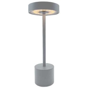 Lampe de table sans fil Roby 30 cm - Touch en aluminium - Gris clair - LED