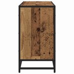 vidaXL Meuble de Lavabo de Salle de Bain Bois ancien 80 x 33 x 60 cm