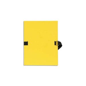Chemise à dos extensible  A4  carton  jaune EXACOMPTA