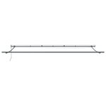 Auvent rétractable automatique vidaXL avec LED Vert et Blanc 600x300 cm