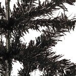 vidaXL Sapin de Noël étroit Noir 150 cm