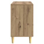 vidaXL Buffet Chêne artisanal 89 x 34 5 x 60 cm Bois d'ingénierie