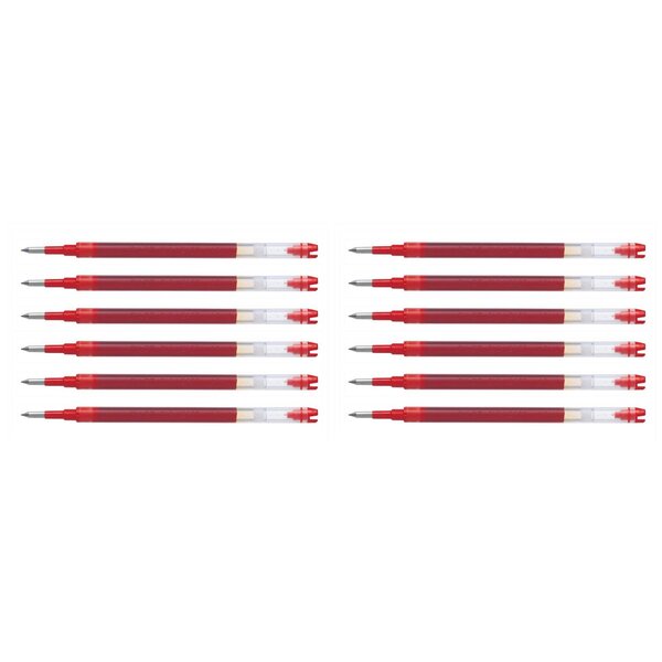 Recharge pour stylo roller V-Ball RT Pointe 0 7 mm Rouge x 12 PILOT