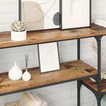vidaXL Table console Bois ancien 150 x 29 x 76 5 cm Bois d'ingénierie