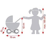 Bayer Chic 2000 612-70 - Petite poussette de jogging LOLA pour poupées - Coloris 70