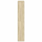 vidaXL Bibliothèque chêne sonoma 72x20x120 5 cm bois d'ingénierie
