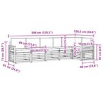 vidaXL Ensemble de canapés d'extérieur 6 pc Naturel et Anthracite