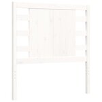 vidaXL Cadre de lit sans matelas blanc bois de pin massif