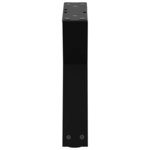vidaXL Pieds de table basse 2 pièces Noir 30 x (30-31 3) cm Acier