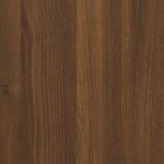 vidaXL Armoire à CD Chêne marron 102x23x89 5 cm Bois d'ingénierie