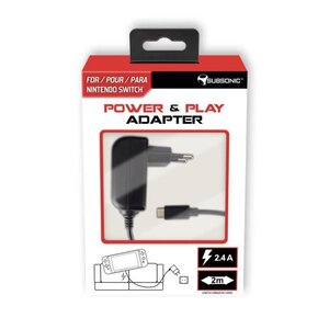Subsonic - Chargeur secteur Type C pour Nintendo Switch Console et Accessoires - Power & Play adapter