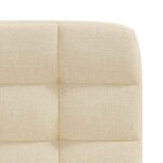 vidaXL Chaises à manger lot de 6 crème tissu