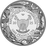 Pièce de monnaie en Argent 2000 Francs g 62.2 (2 oz) Millésime 2025 We Are Not Alone FARM AND UFO