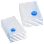 vidaXL Sacs de voyage sous vide Sacs de vêtements 2 tailles 10 Pièces